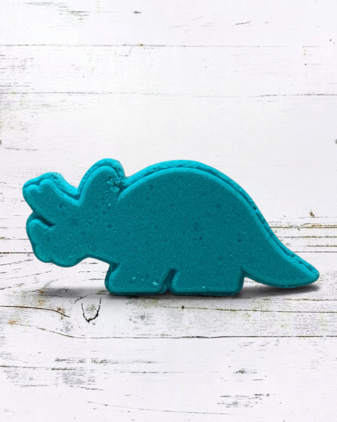 Triceratops Dino Bath Bomb - Teal - Calla Lily Cosmetics + CL kids