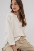 Raw Hen Ivory Pullover Sweatshirt