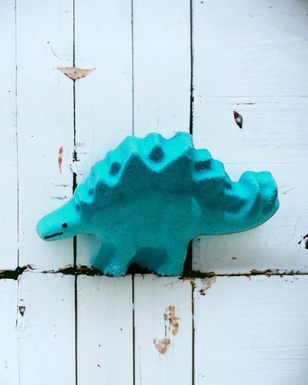 Stegosaurus Bath Bomb - Teal - Calla Lily Cosmetics + CL kids