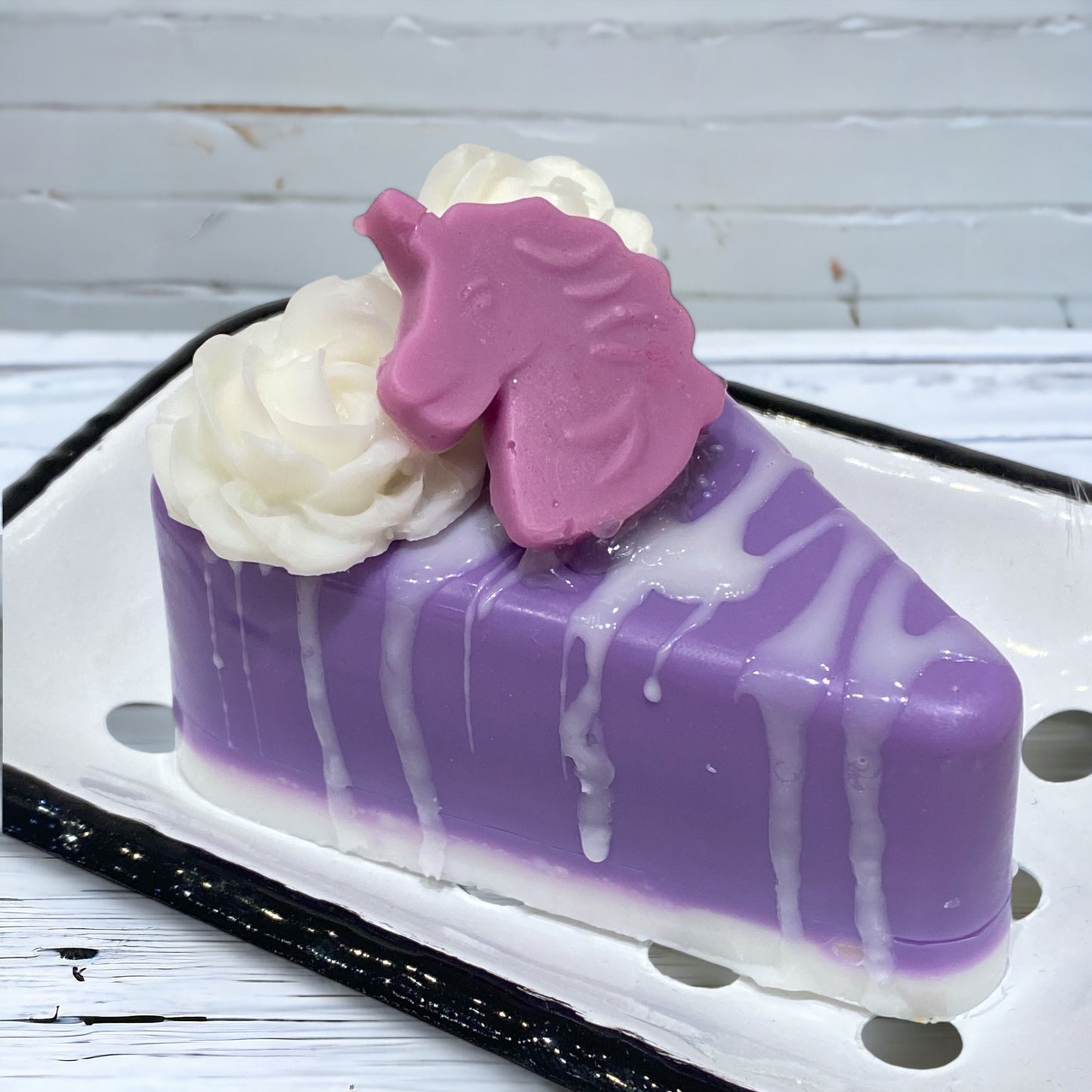 Cake Slice Soap - Purple