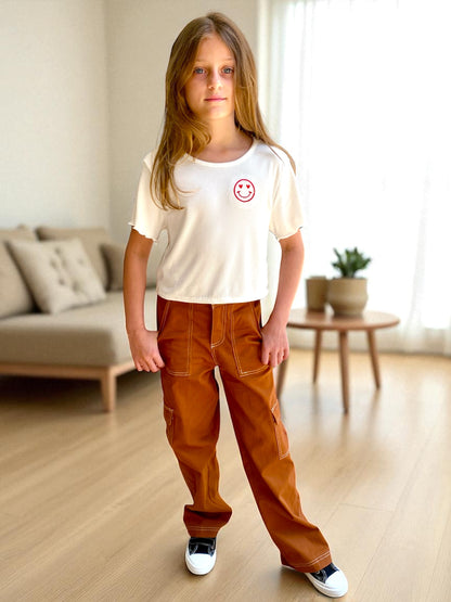 Happy Face Shirt and Cargo Pants