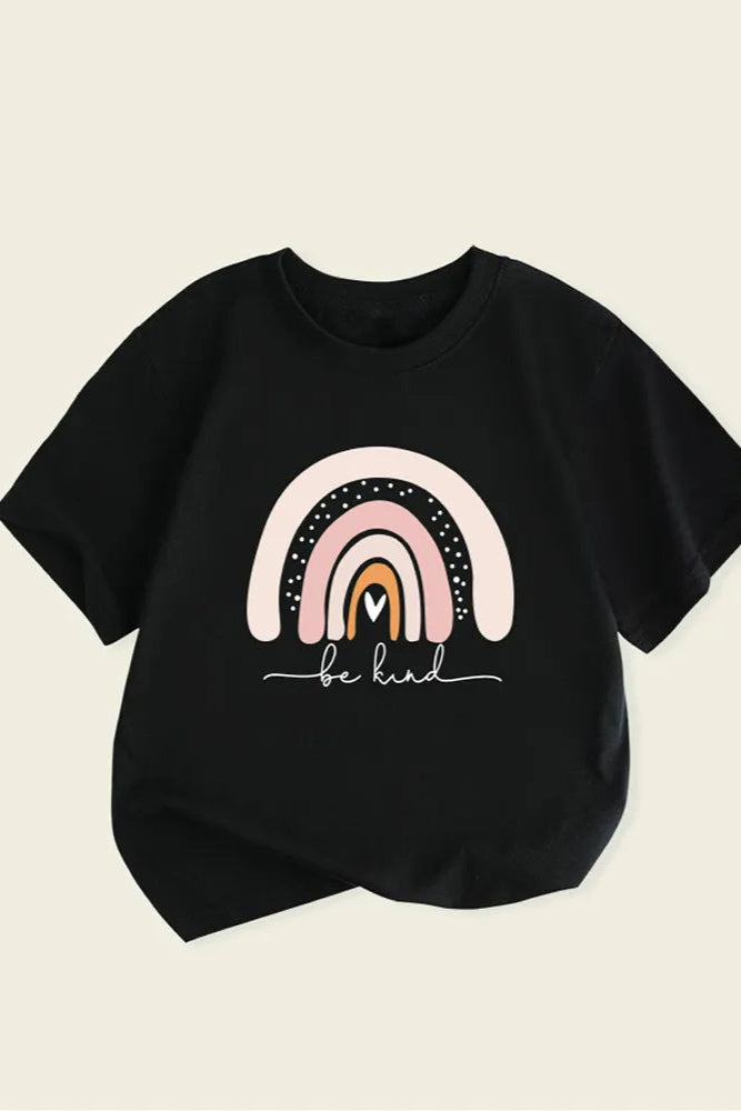 Black Rainbow Tee - Calla Lily Cosmetics + CL kids