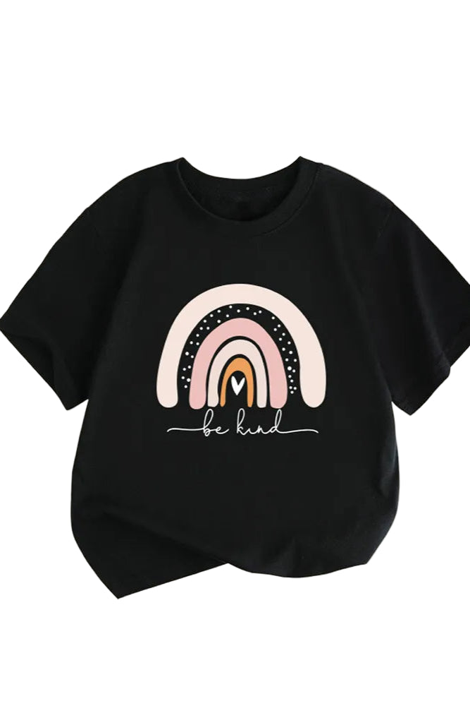 Black Rainbow Tee - Calla Lily Cosmetics + CL kids