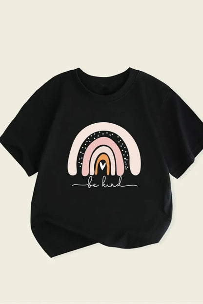 Black Rainbow Tee - Calla Lily Cosmetics + CL kids