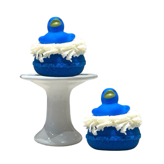 Bubbly Donut Bath Bomb - Blue - Calla Lily Cosmetics + CL kids
