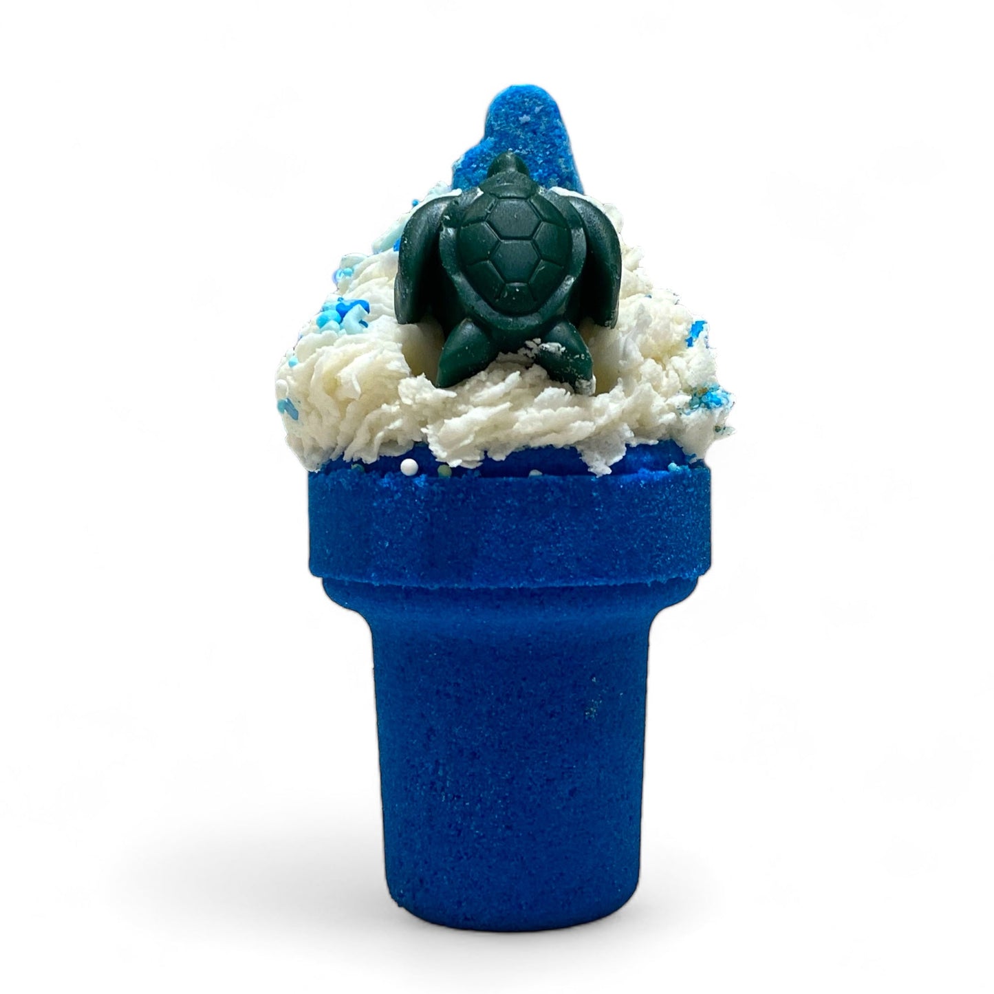Ice Cream Cone Bath Bomb - Blue - Calla Lily Cosmetics + CL kids