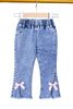 Toddler Bow Jeans - Calla Lily Cosmetics + CL kids