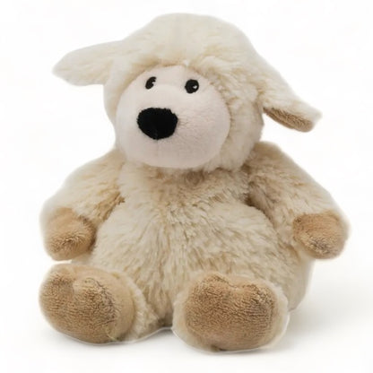 9" Lamb Junior Warmie & Book