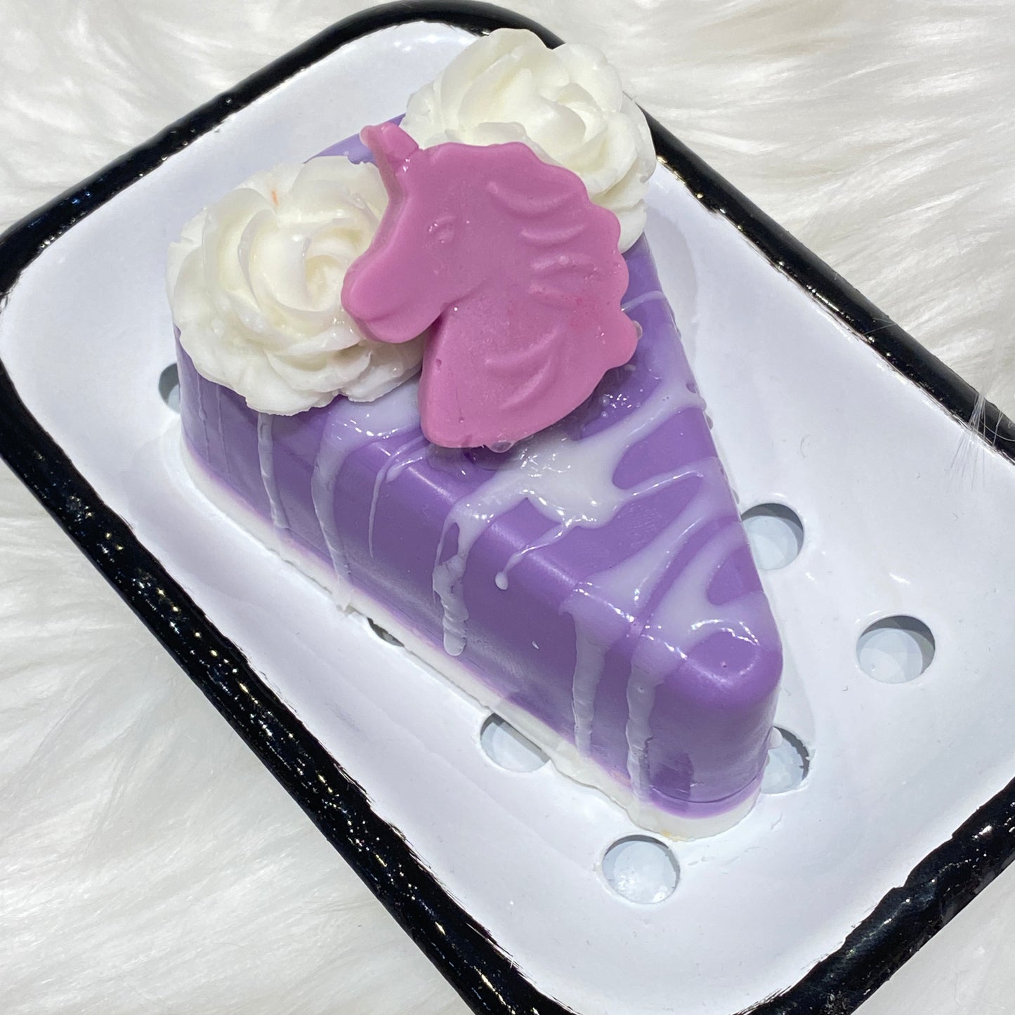 Cake Slice Soap - Purple