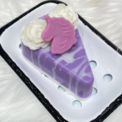 Cake Slice Soap - Purple