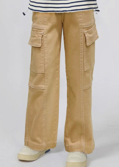 Bonnie Bianca Khaki Cargo Jeans