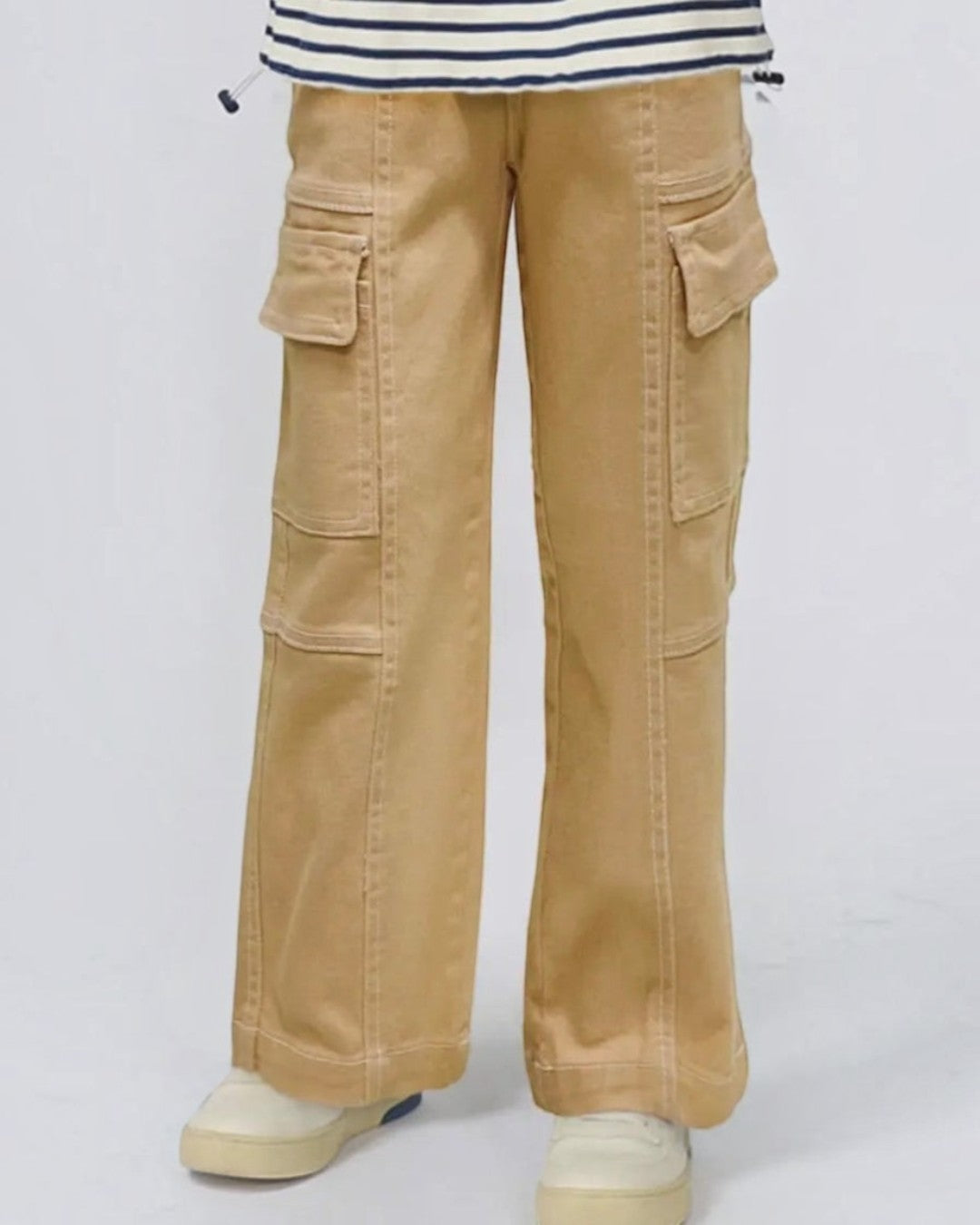 Bonnie Bianca Khaki Cargo Jeans