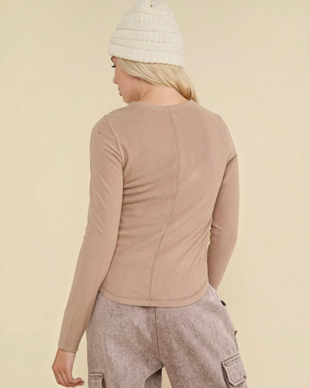 Soft brushed knit top - Calla Lily Cosmetics + CL kids
