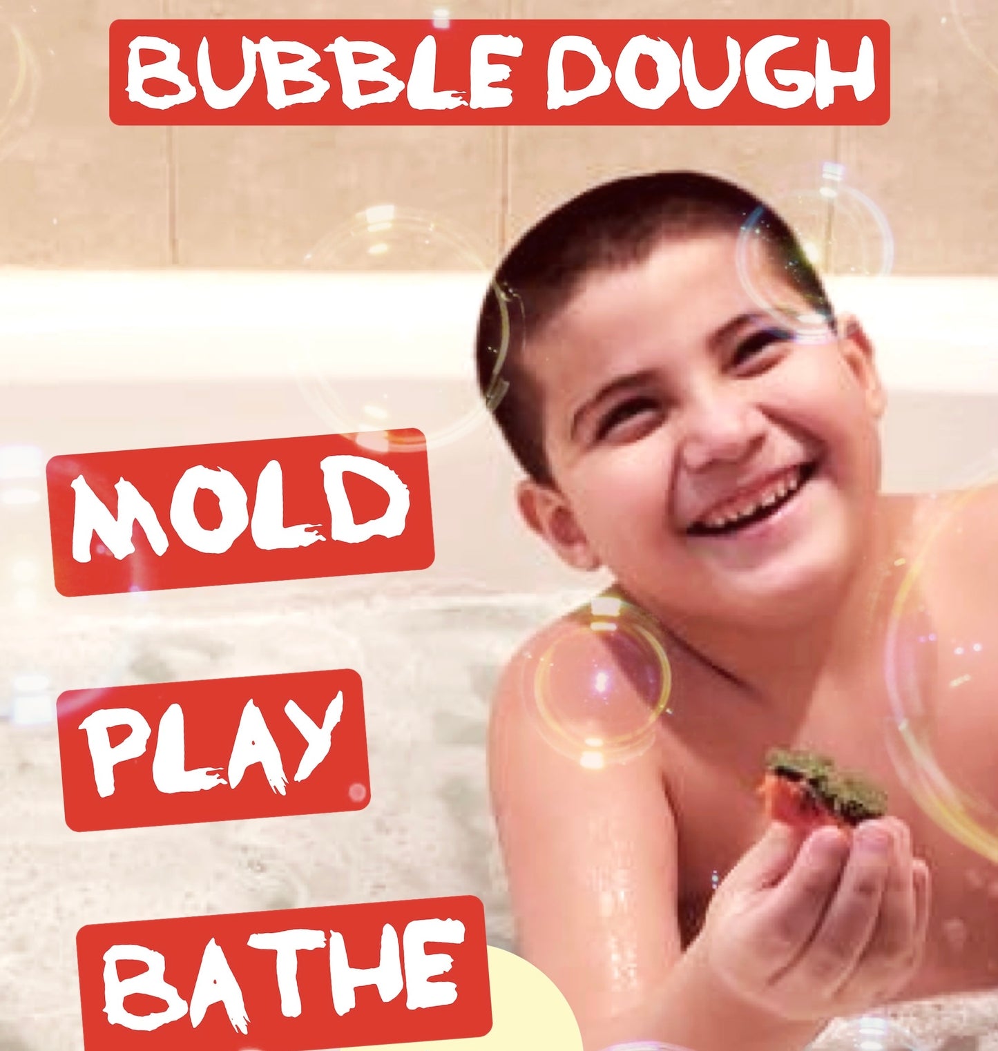 Primary Color Bubble Dough