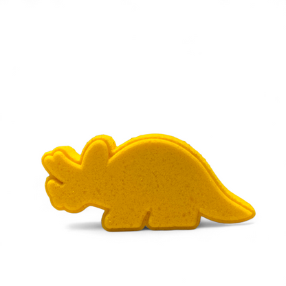 Triceratops Dino Bath Bomb - Yellow - Calla Lily Cosmetics + CL kids