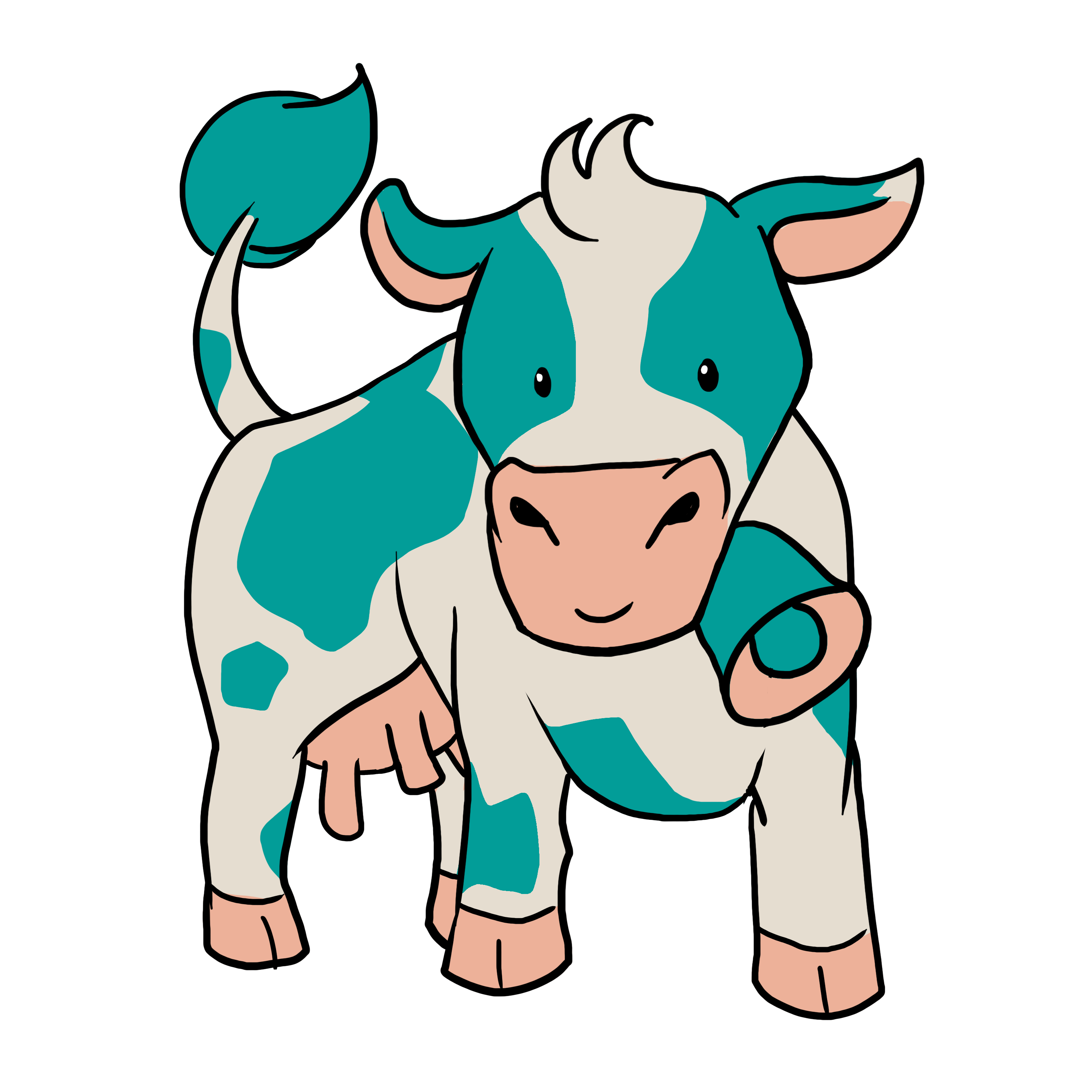 Calla Cow Character