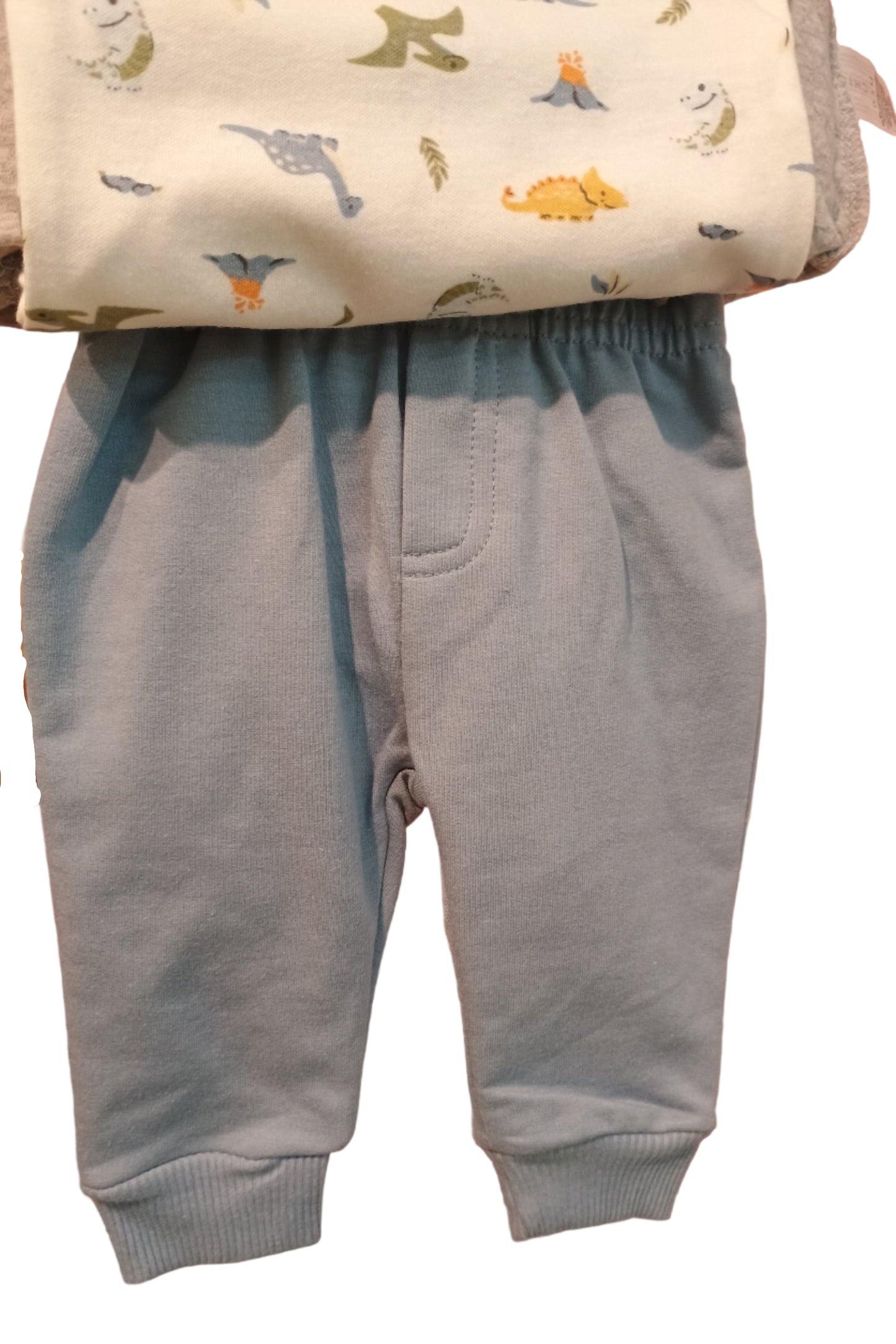 Blue pants on white background