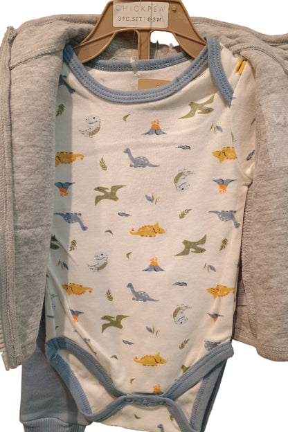 Dinosaur onesie on white background