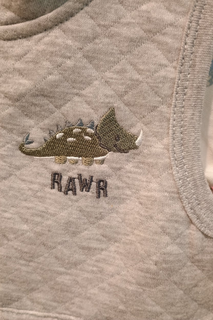Dinosaur with "rawr"