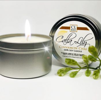 Cinnamon Chai Tea Candle - Calla Lily Cosmetics + CL kids