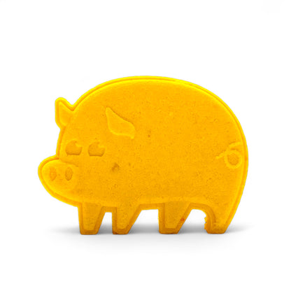 Piggy Bath Bomb - Yellow - Calla Lily Cosmetics + CL kids