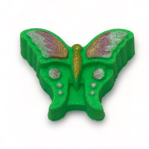 Butterfly Bath Bomb - Green - Calla Lily Cosmetics + CL kids