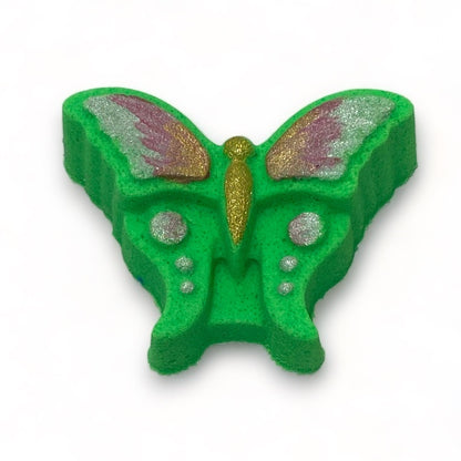 Butterfly Bath Bomb - Green - Calla Lily Cosmetics + CL kids