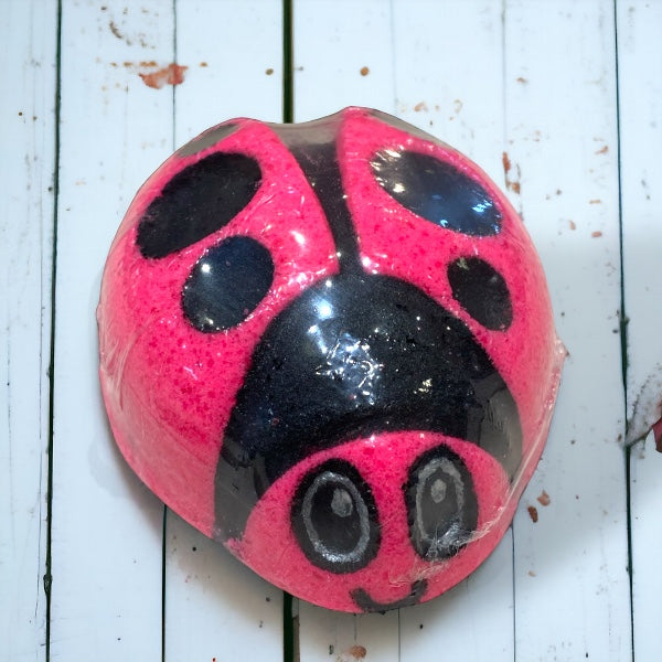 Lady Bug Bath Bomb - Pink