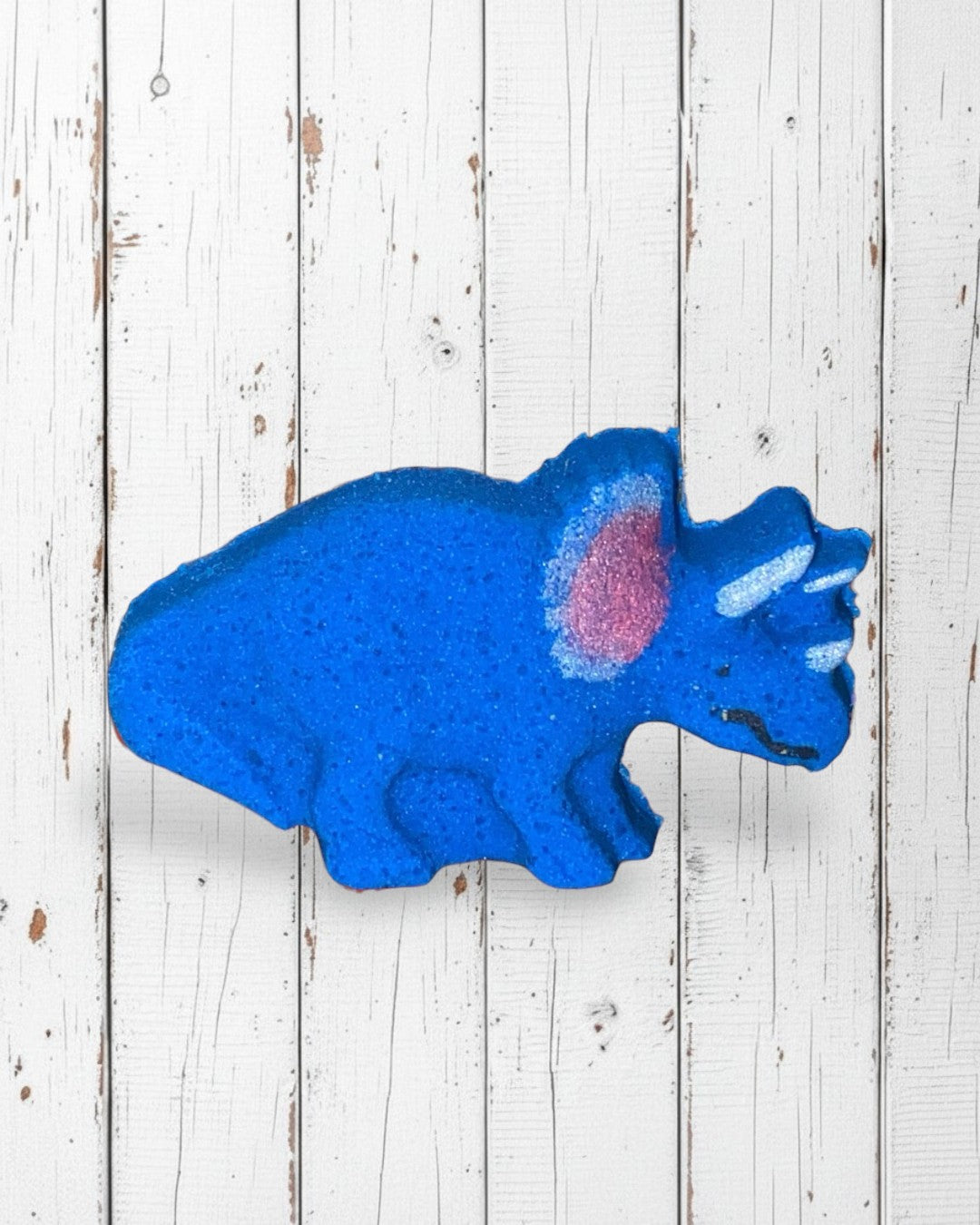 Med. Triceratops Bath Bomb - Blue - Calla Lily Cosmetics + CL kids