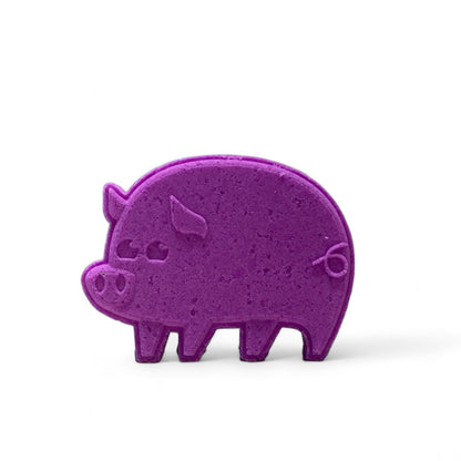 Piggy Bath Bomb - Purple - Calla Lily Cosmetics + CL kids