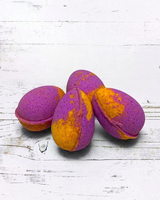 Speckled Egg Bath Bomb - Purple - Grape Soda - Calla Lily Cosmetics + CL kids