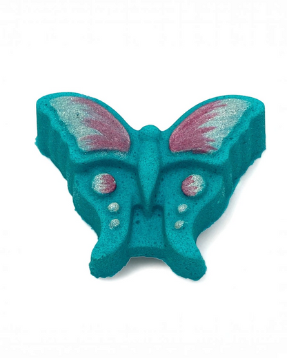 Butterfly Bath Bomb - Teal - Calla Lily Cosmetics + CL kids
