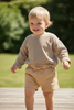 Neutral Shorts with Pockets Boy or Girl Baby