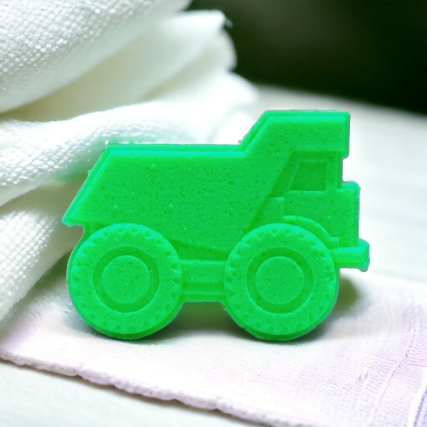 Dump Truck Bath Bomb - Green - Calla Lily Cosmetics + CL kids