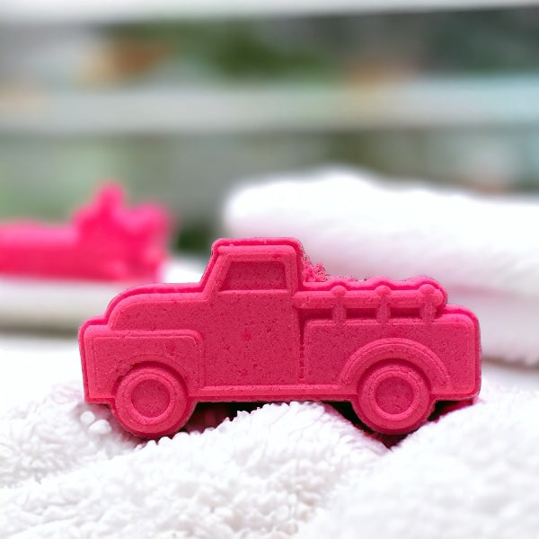 Vintage Truck Bath Bomb - Pink - Calla Lily Cosmetics + CL kids