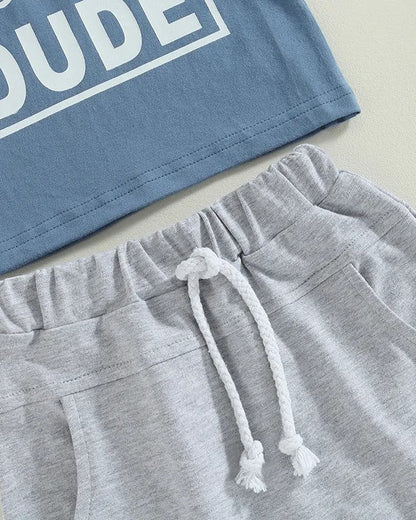 grey shorts with white draw string