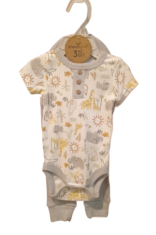 Baby set on white background