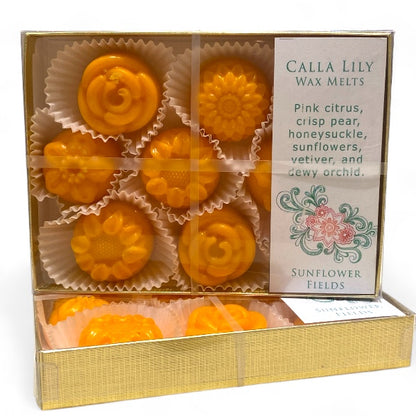 Sunflower Fields Pack of 9 Wax Melts