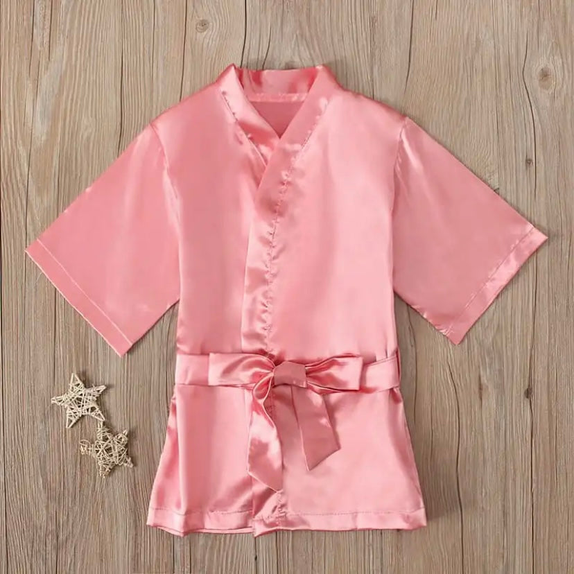 Satin Princess Toddler Robe