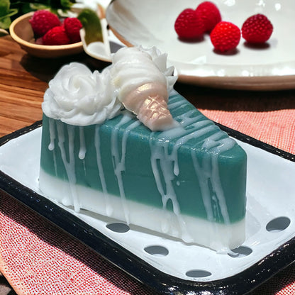 Cake Slice Soap - Green