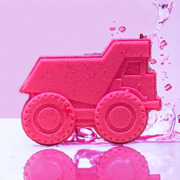 Dump Truck Bath Bomb - Pink - Calla Lily Cosmetics + CL kids