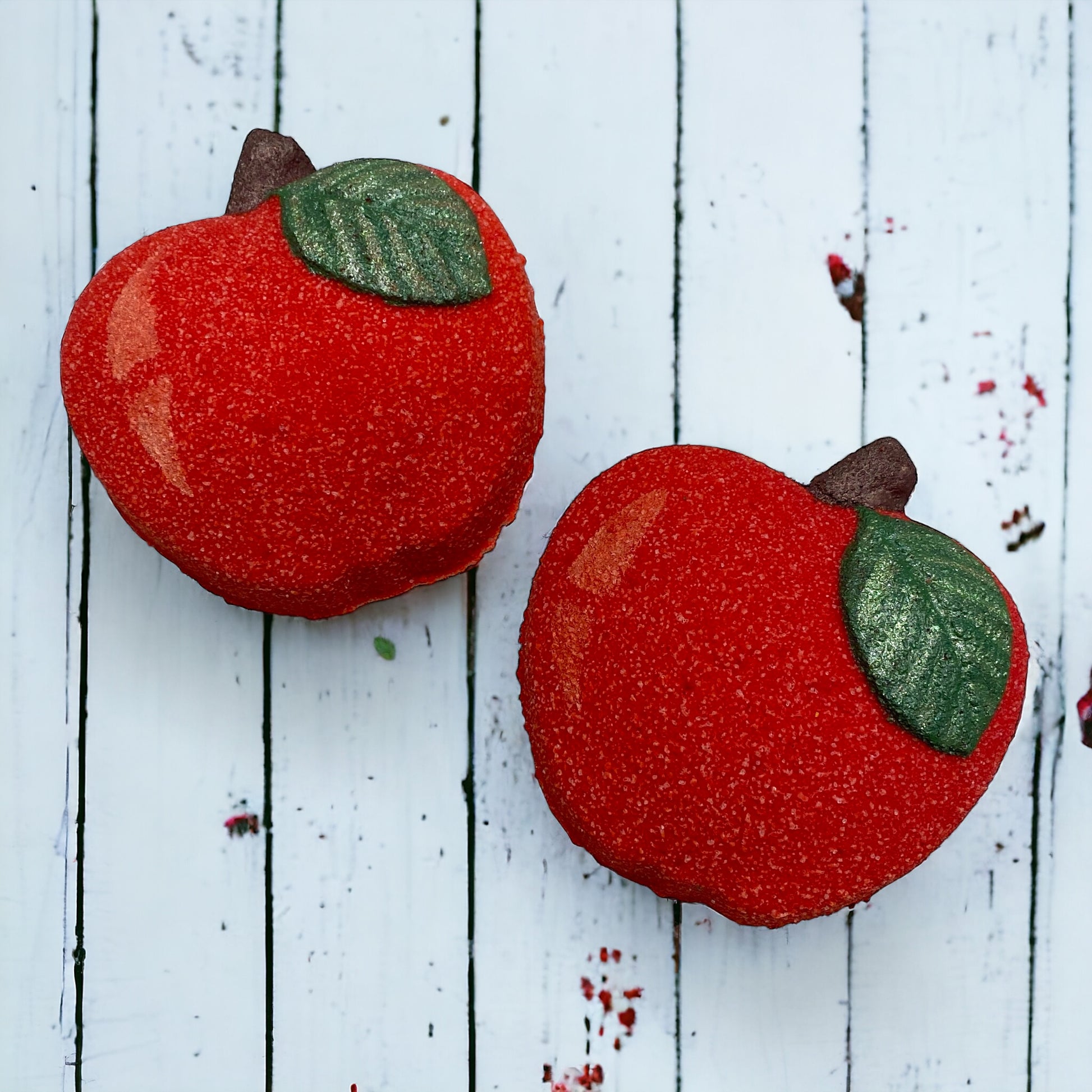 Red Apple Bath Bomb - Calla Lily Cosmetics + CL kids