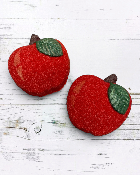 Red Apple Bath Bomb - Calla Lily Cosmetics
