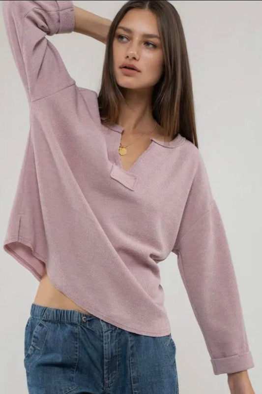 Raw Hen Light Pink Pullover Sweatshirt