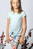 Girls Knot Tee - Light Blue - Calla Lily Cosmetics + CL kids