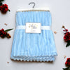 Blue Baby Plush Blanket - Calla Lily Cosmetics + CL kids