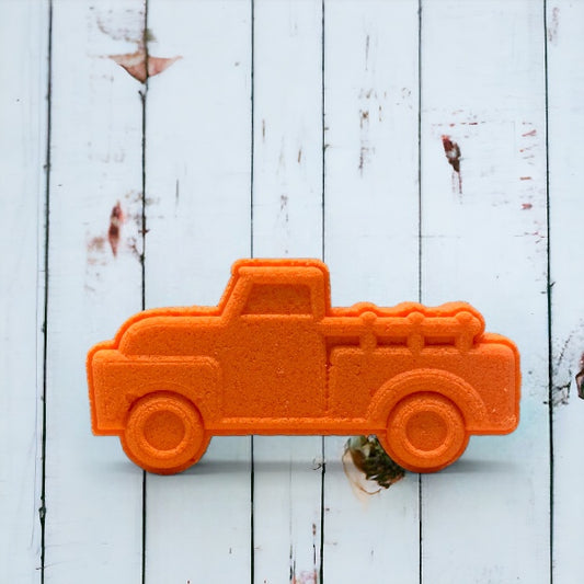 Vintage Truck Bath Bomb - Orange - Calla Lily Cosmetics + CL kids