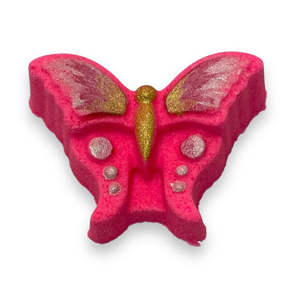 Butterfly Bath Bomb - Pink - Calla Lily Cosmetics + CL kids