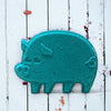 Piggy Bath Bomb - Teal - Calla Lily Cosmetics + CL kids