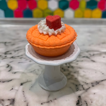 Mini Pie Bath Bomb - Orange - Calla Lily Cosmetics + CL kids